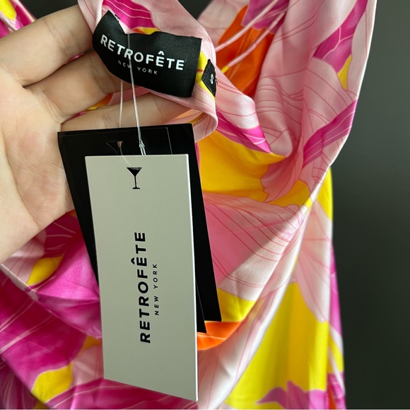 Retrofete Keaton silk maxi dress in botanical floral Size Small NEW! with tags! - Picture 10 of 12